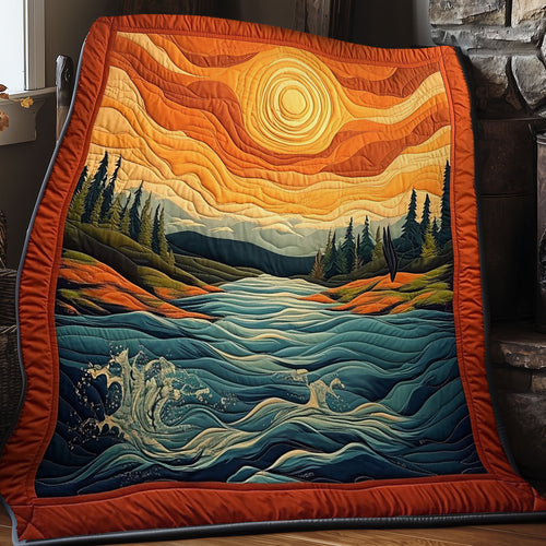 Sunlit River WY3103040CL Quilt