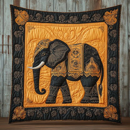 Mystic Black Elephant WY2703024CL Quilt