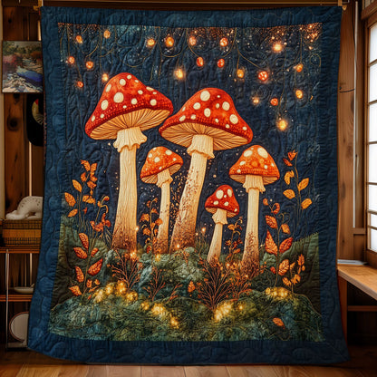 Midnight Musshroom Forest WY2403051CL Quilt