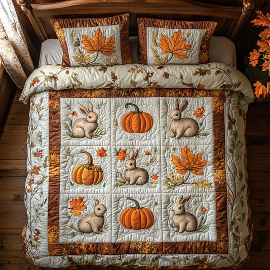 Bunnies And Pumpkins WY2208023CL Duvet Cover Set