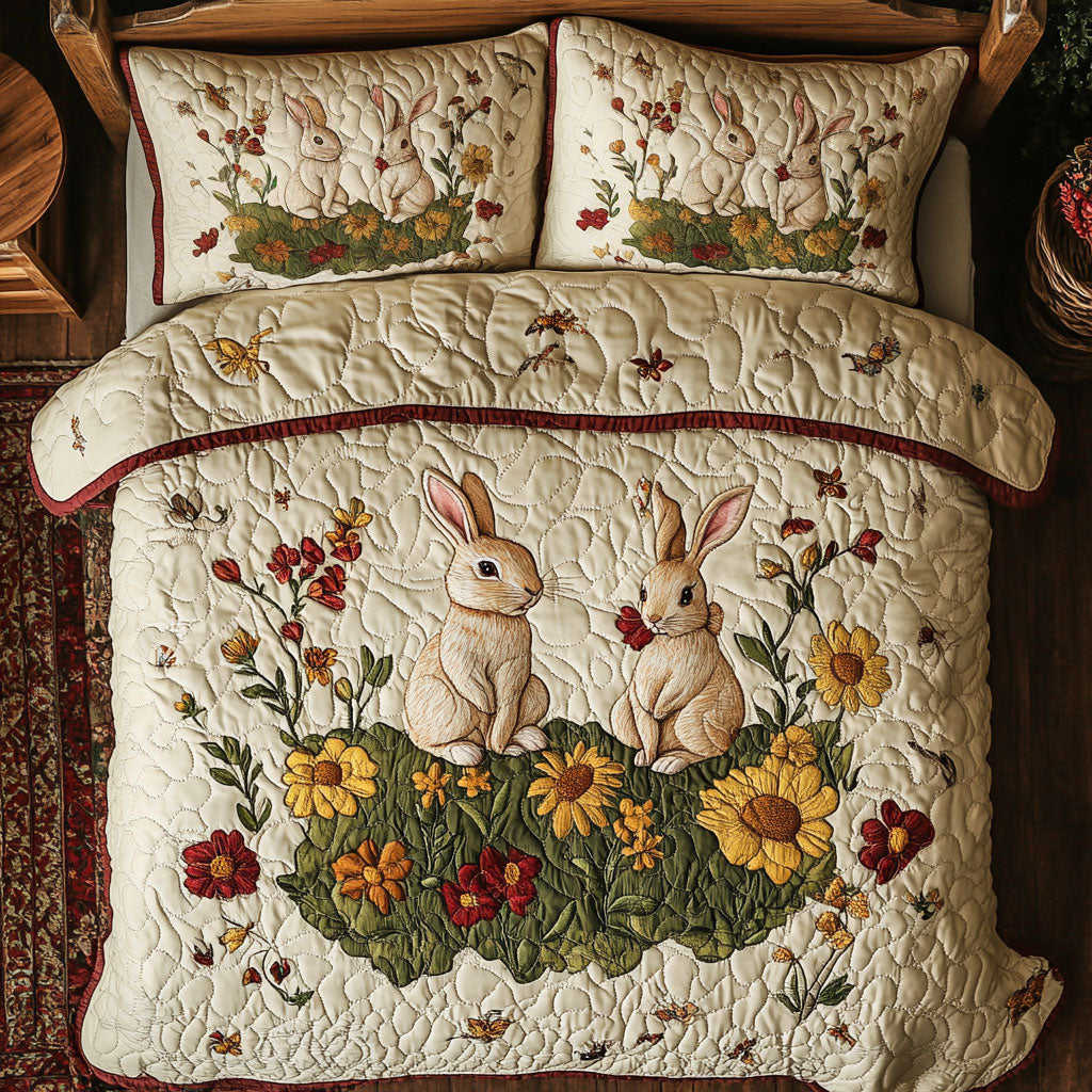 Spring Meadow Bunny WY1003115CL Duvet Cover Set