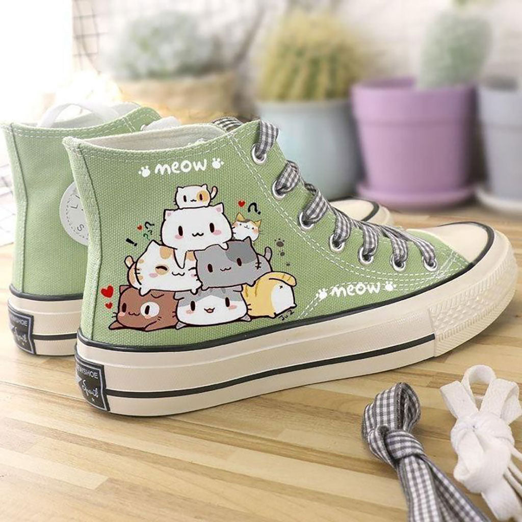 Urban Kitty WJ2808019CL Canvas High-Tops