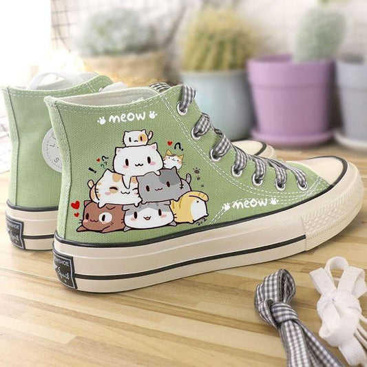 Urban Kitty WJ2808019CL Canvas High-Tops