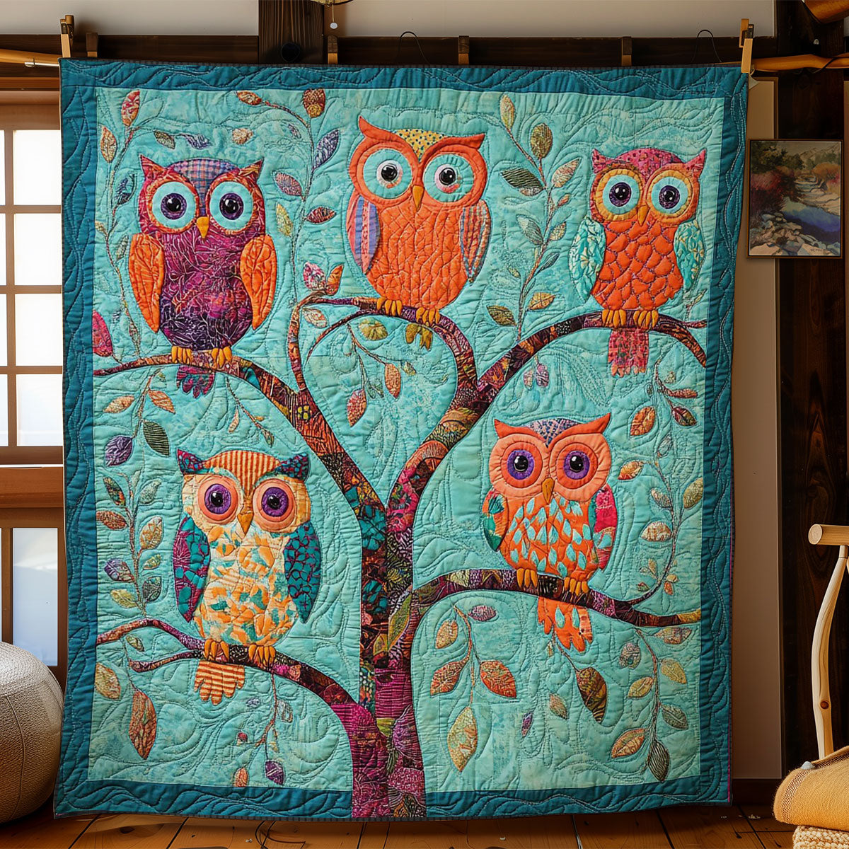 Owl Tree WY1002129CL Quilt