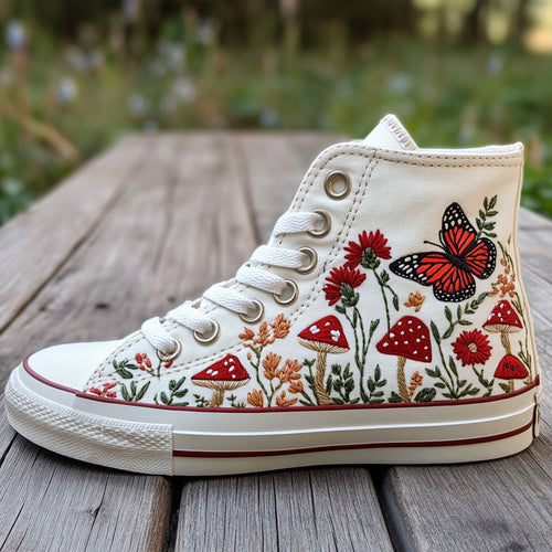 Petal Charm CW0909008CL Canvas High-Tops