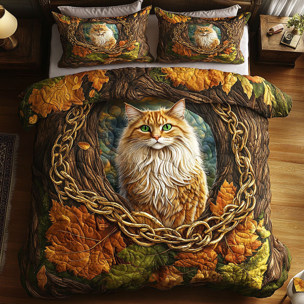 Autumn Feline WY1703010CL Duvet Cover Set