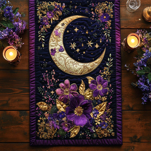Starlit Garden CM1405021CL Quilted Table Runner