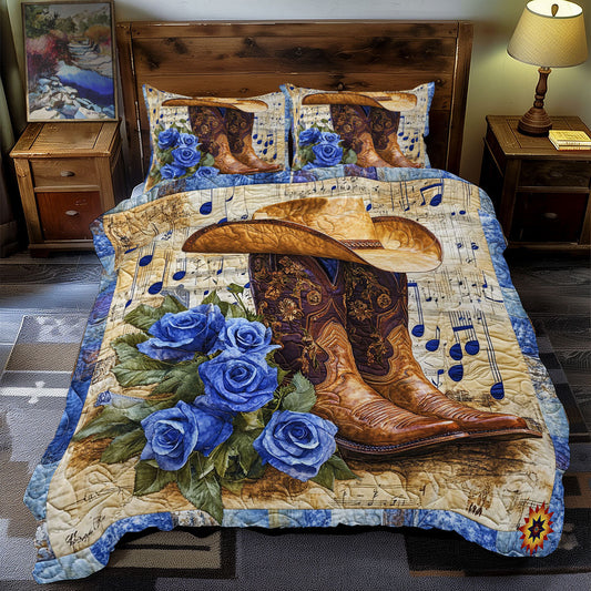 Blue Rose Cowboy WY2412008CL Duvet Cover Set