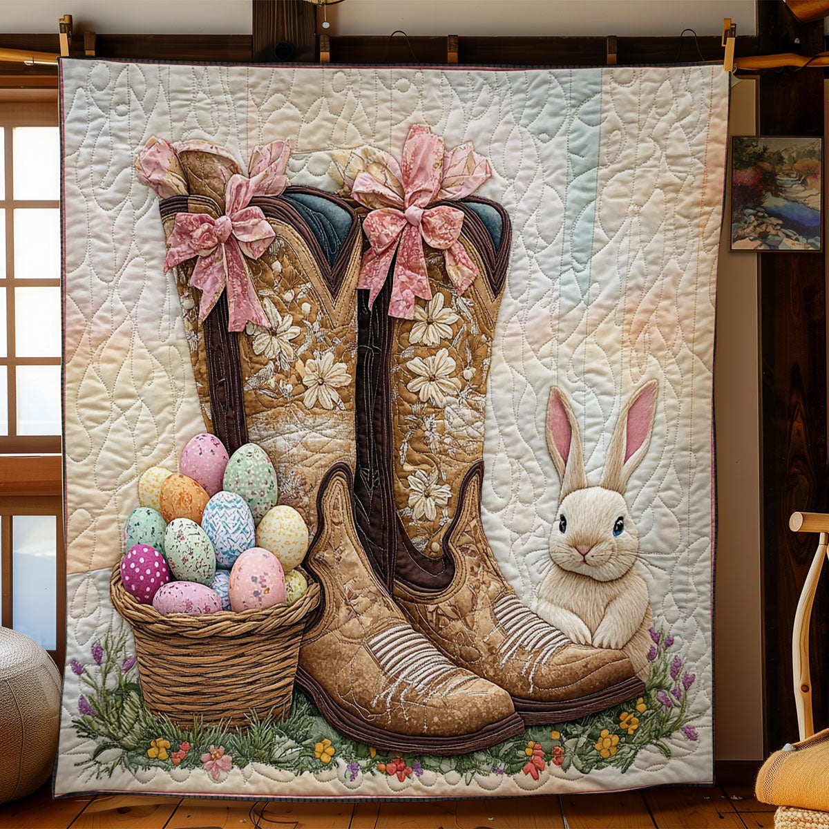 Easter Boots WY1703106CL Quilt