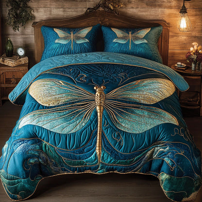 Turquoise Dragonfly CM1804005CL Duvet Cover Set