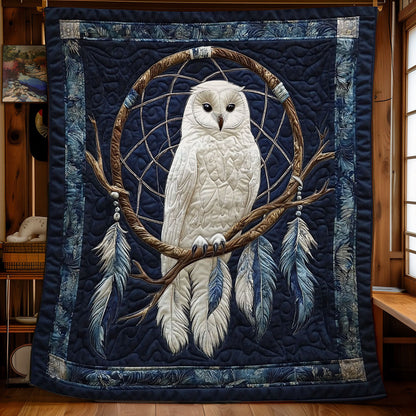 Majestic Owl In Dreamcatcher WY1002102CL Quilt