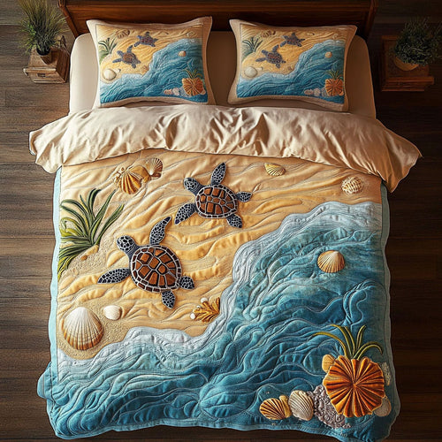 Coastal Turtle WY2006056CL Duvet Cover Set