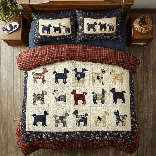 Dogs WY1402070CL Duvet Cover Set