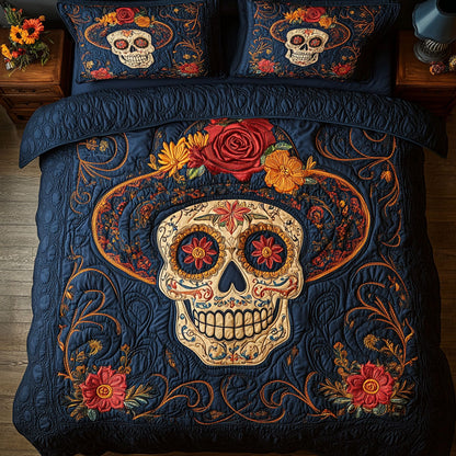 Sugar Skull Slumber WY1203100CL Duvet Cover Set