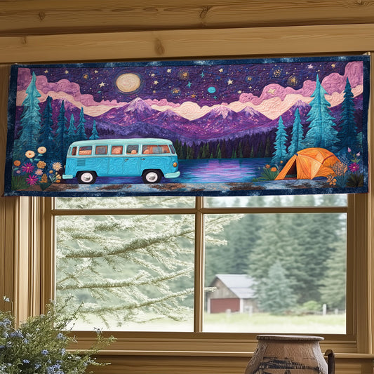 Wild Trail Lights WY1407066CL Quilted Valance