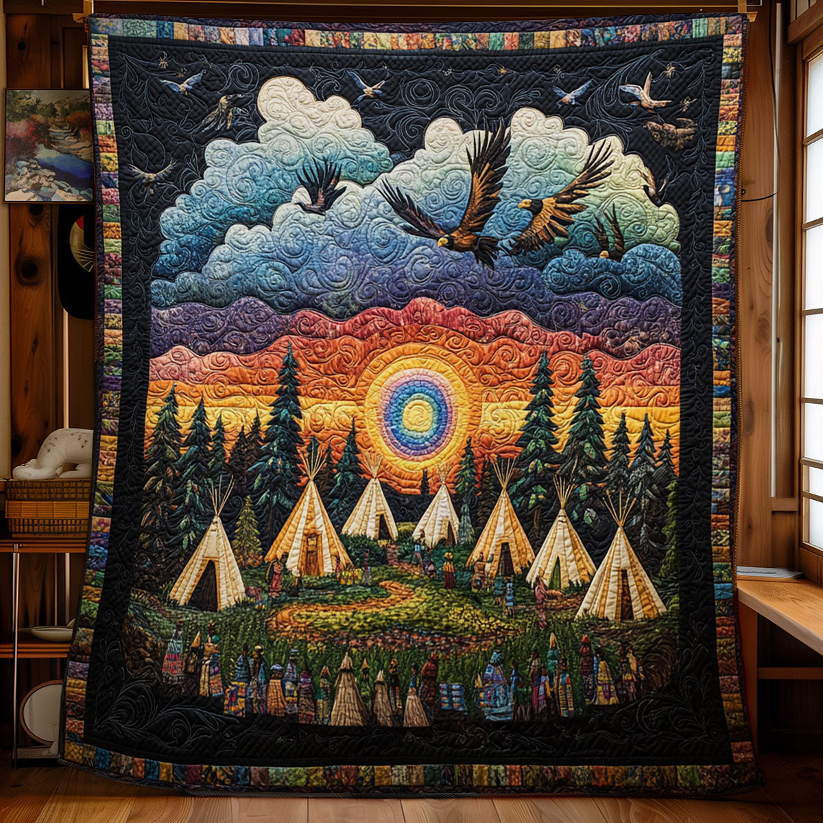 Tribal Dawn WY1103039CL Quilt