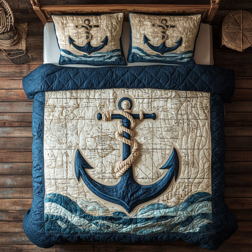 Tidebound Anchor WY0804059CL Duvet Cover Set