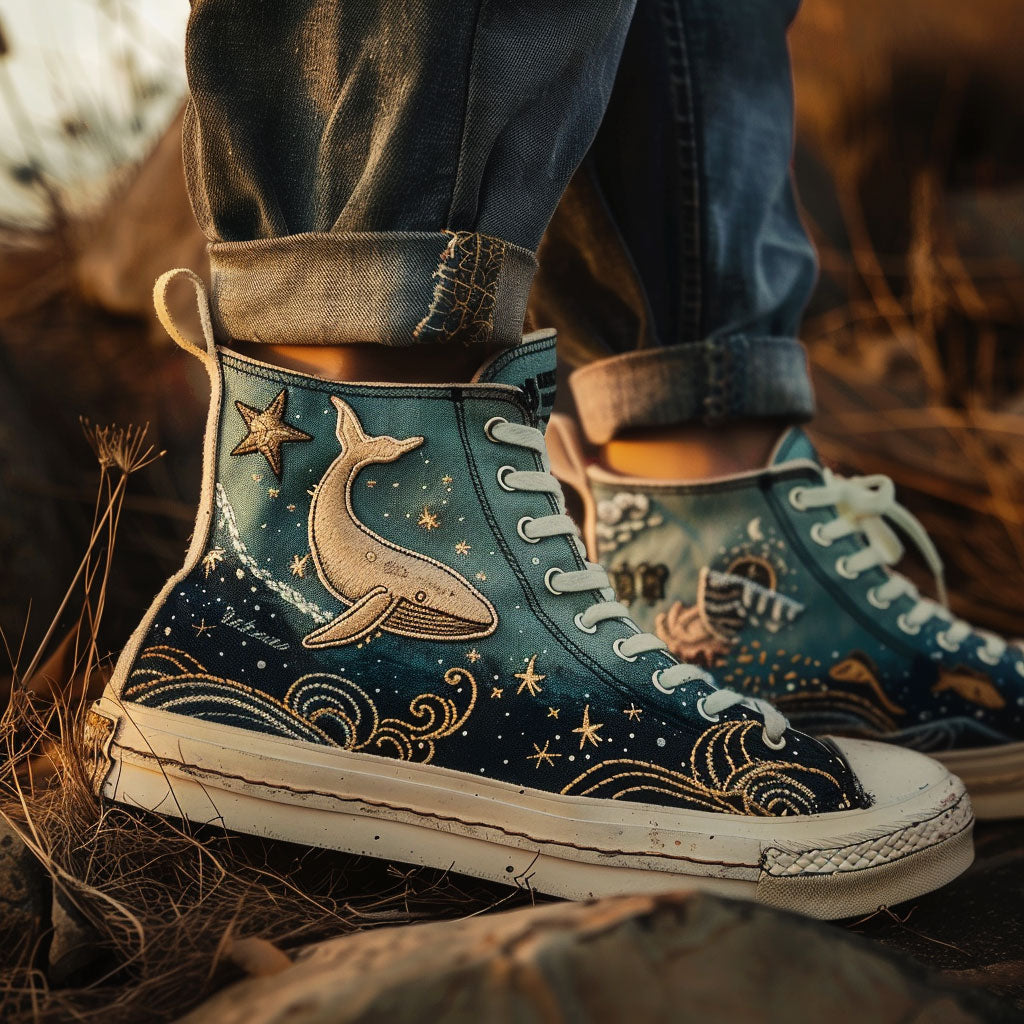 Whale Rider WJ0309020CL Canvas High-Tops