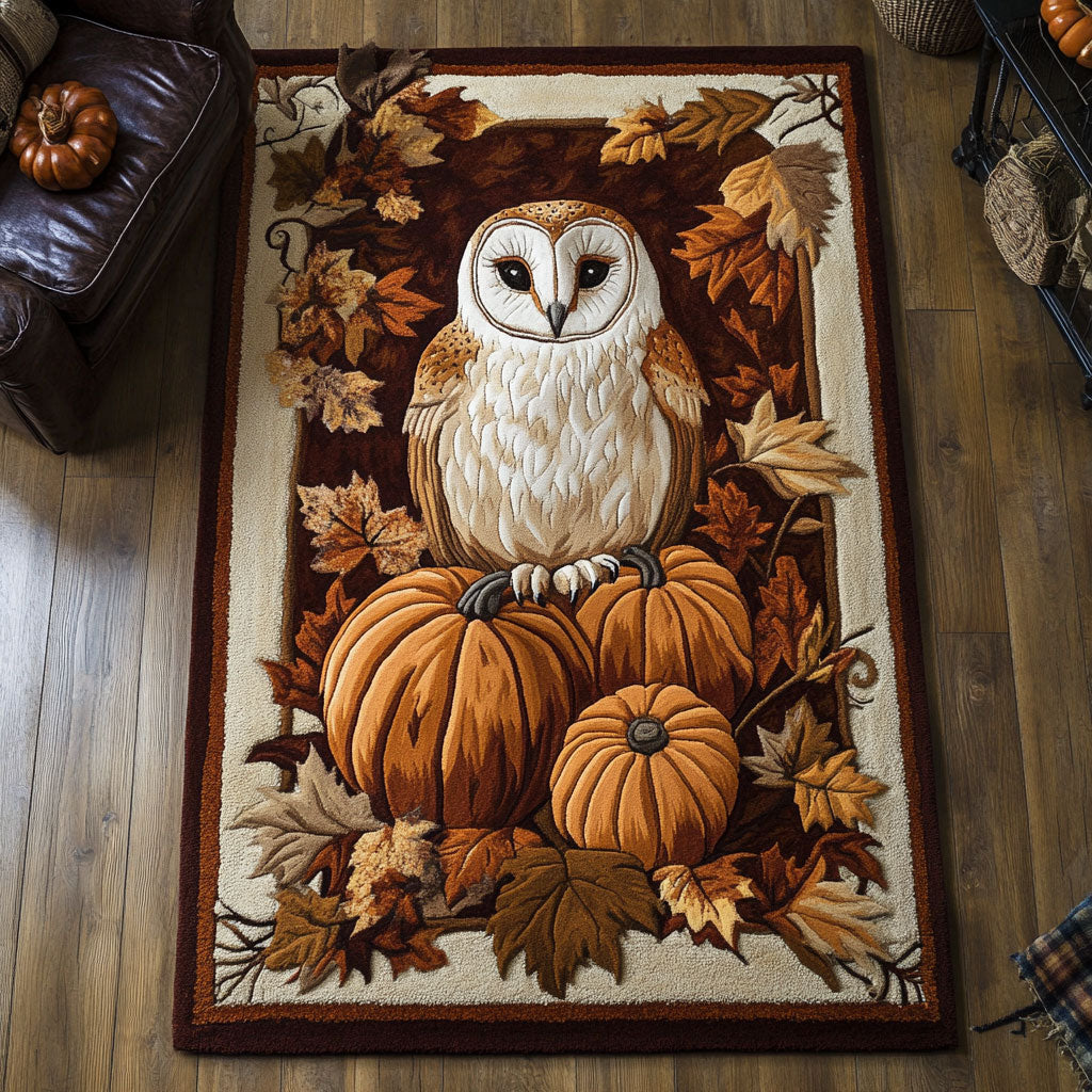 Fall Owl Gaze CP2708092CL Area Rug