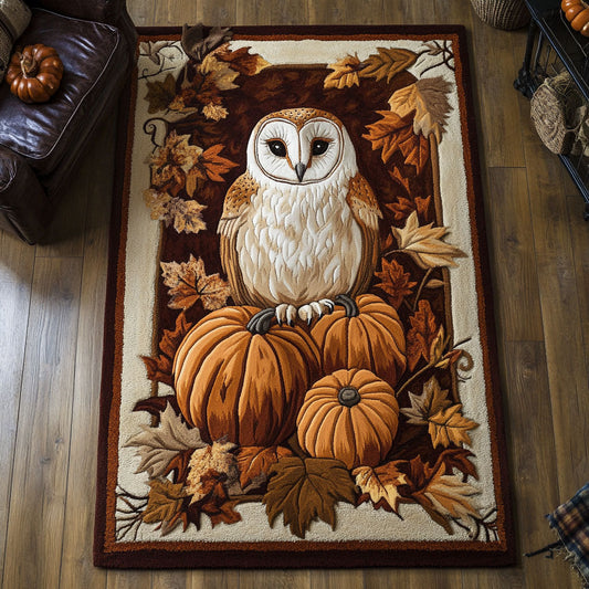 Fall Owl Gaze CP2708092CL Area Rug