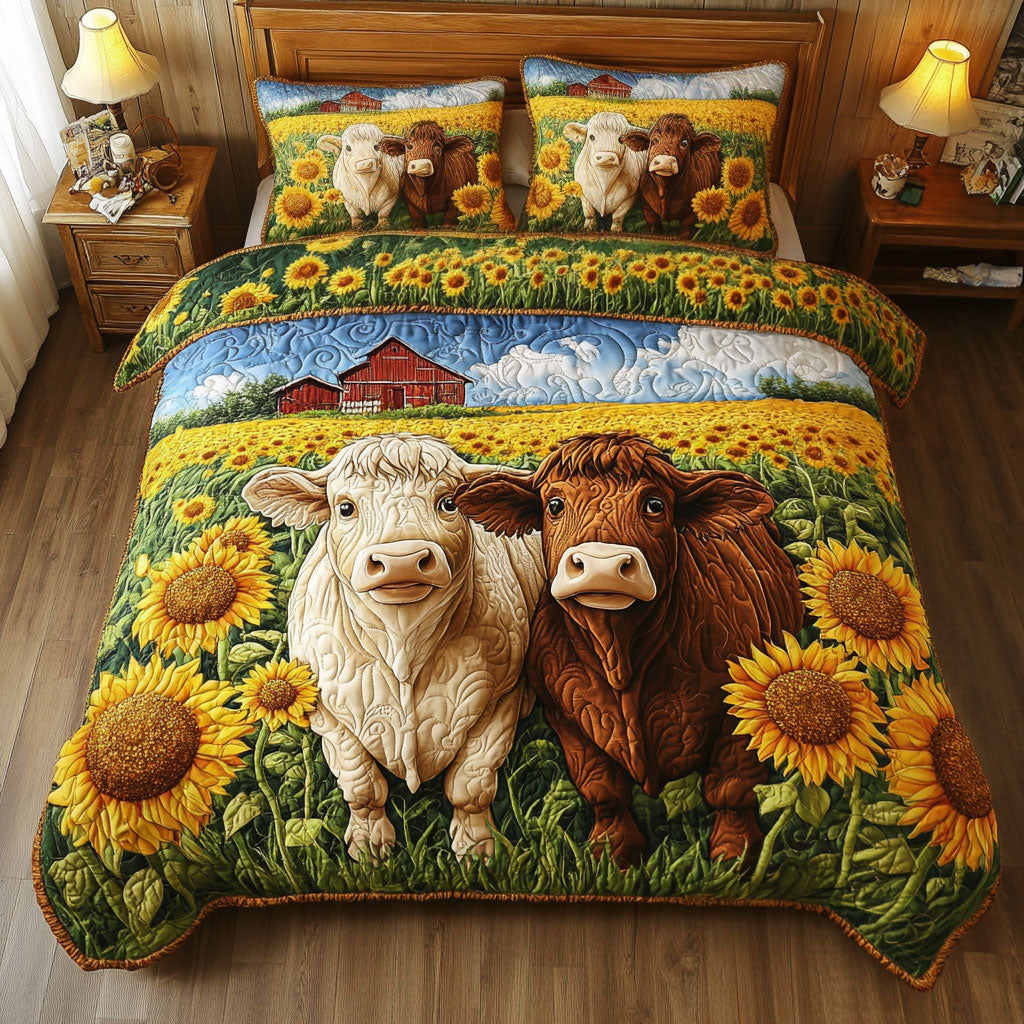 Sunflower Fields CM0204007CL Duvet Cover Set