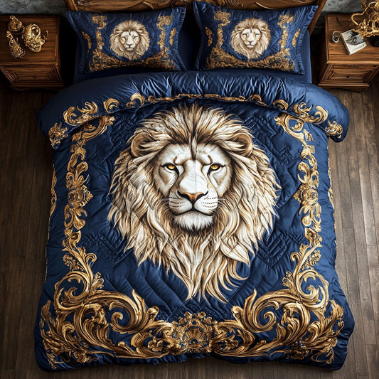 Royal Gold Lion WY2101038CL Duvet Cover Set