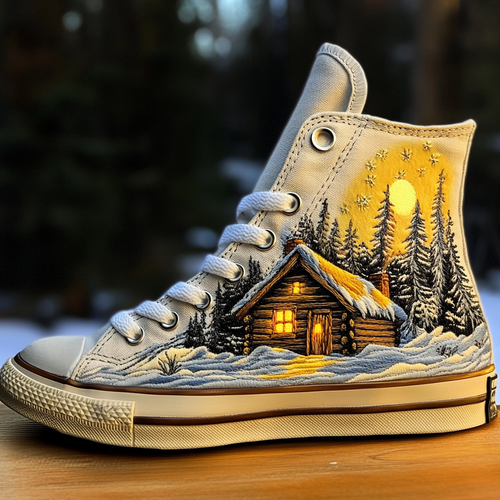 Winter House WJ2110004CL Canvas High-Tops