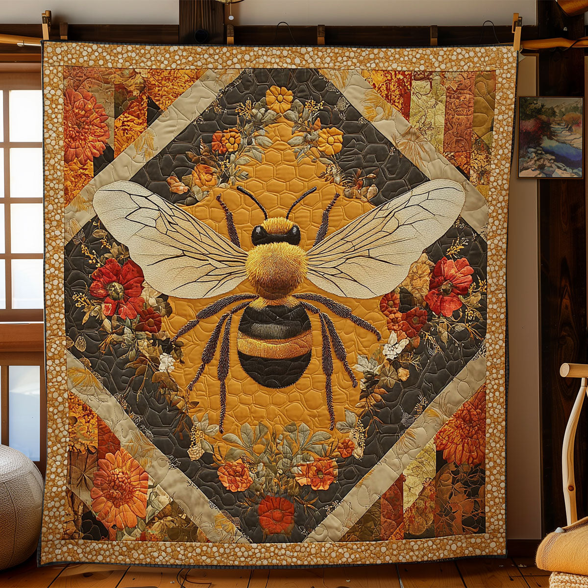 Amber Bee WY1803001CL Quilt