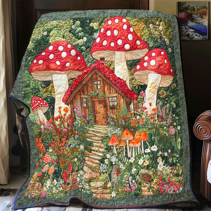 Mushroom House WY0402031CL Quilt