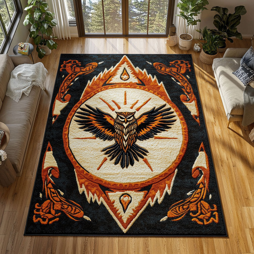 Owl Totem CP2608109CL Area Rug