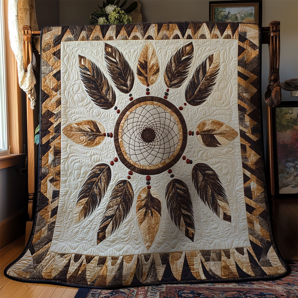 Mystic Feather Dreamcatcher WY0503116CL Quilt