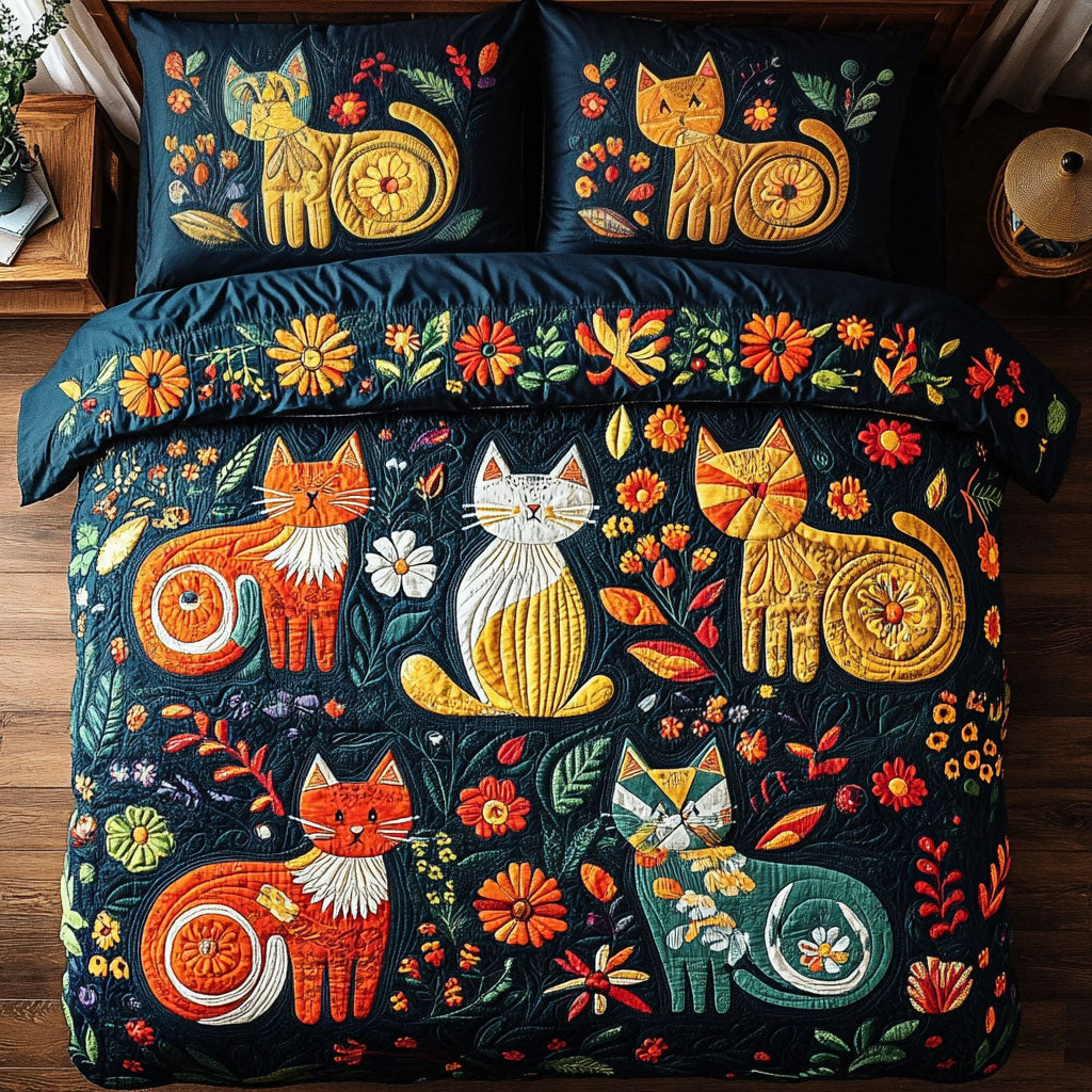 Feline Garden WY1607034CL Duvet Cover Set