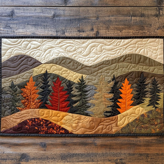 Autumn Ridge WY0907048CL Quilted Table Runner