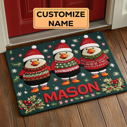 Cozy Duck CW1908053CL Personalized Doormat