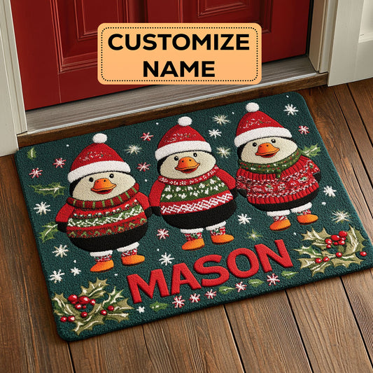 Cozy Duck CW1908053CL Personalized Doormat