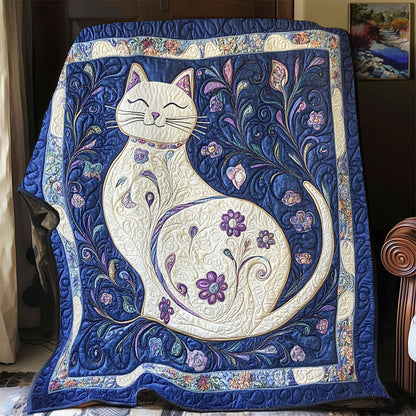 Royal Blue Whiskers WY1003012CL Quilt