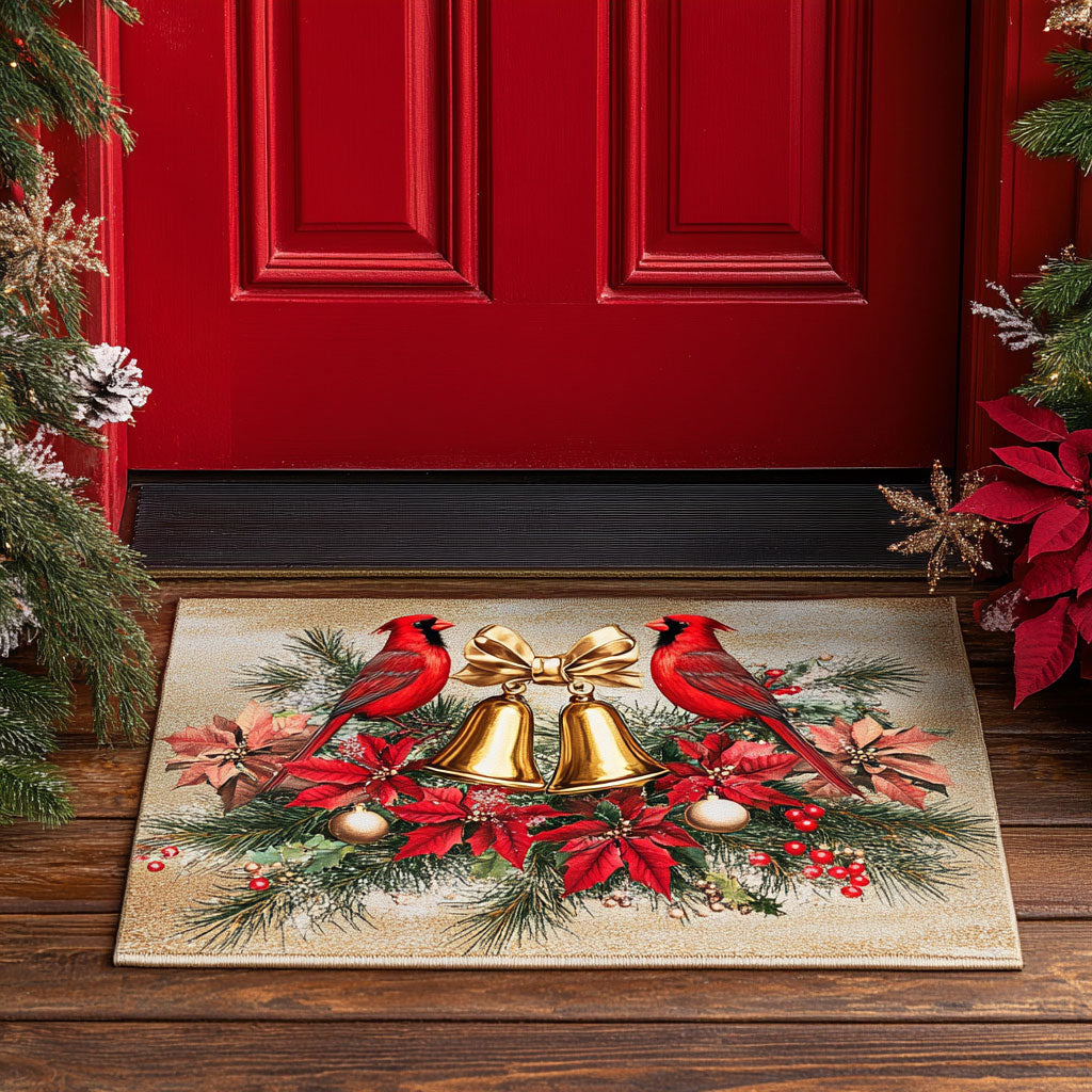 Jingle Cardinal CW1508008CL Doormat