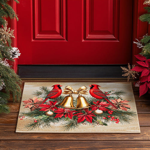 Jingle Cardinal CW1508008CL Doormat