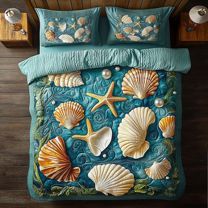 Starfish And Seashell WY1306022CL Duvet Cover Set