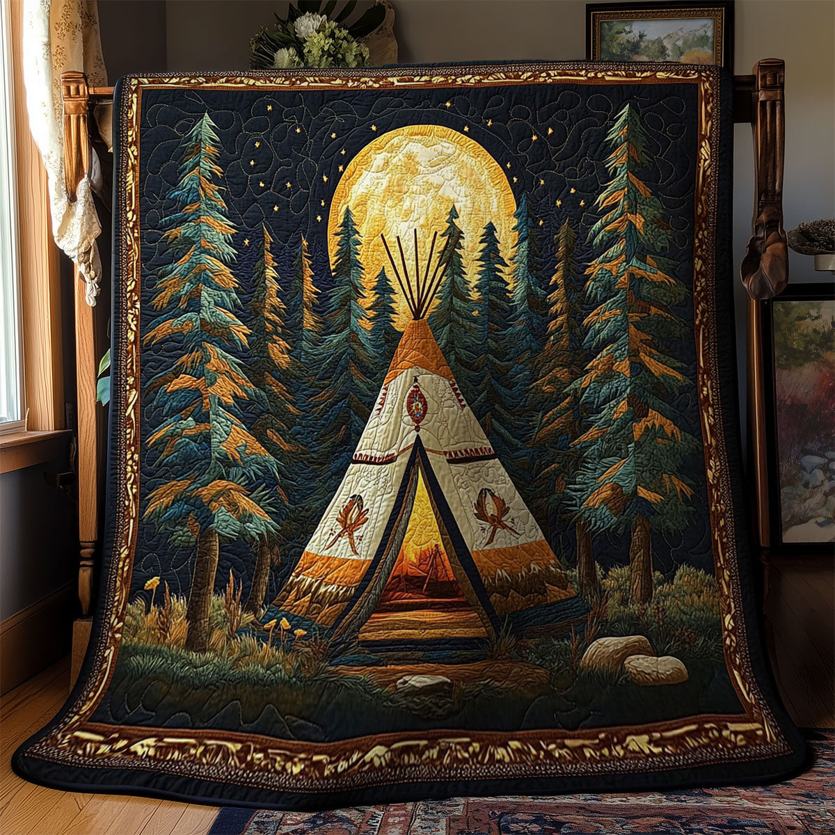 Mystic Teepee  WY1403034CL Quilt