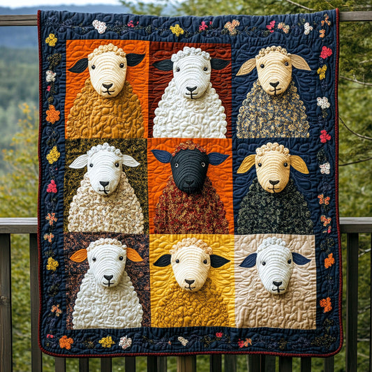 Cozy Lamb Patch WY1203028CL Quilt