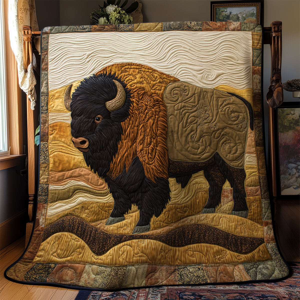 Native Bison WY1303014CL Quilt