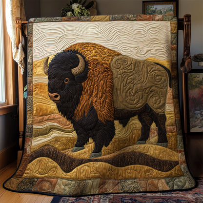 Native Bison WY1303014CL Quilt