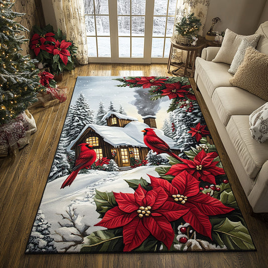 Winter Cardinal Glow CW1408038CL Area Rug