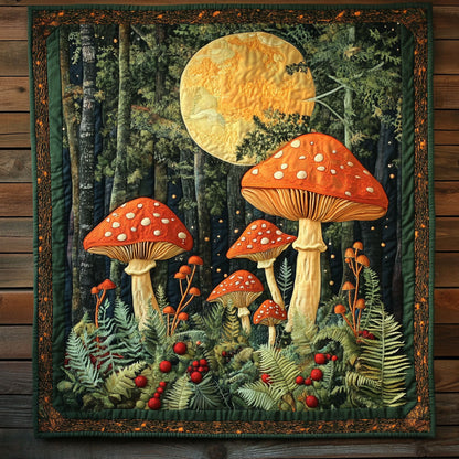 The Secret Mushroom WY0307145CL Quilt