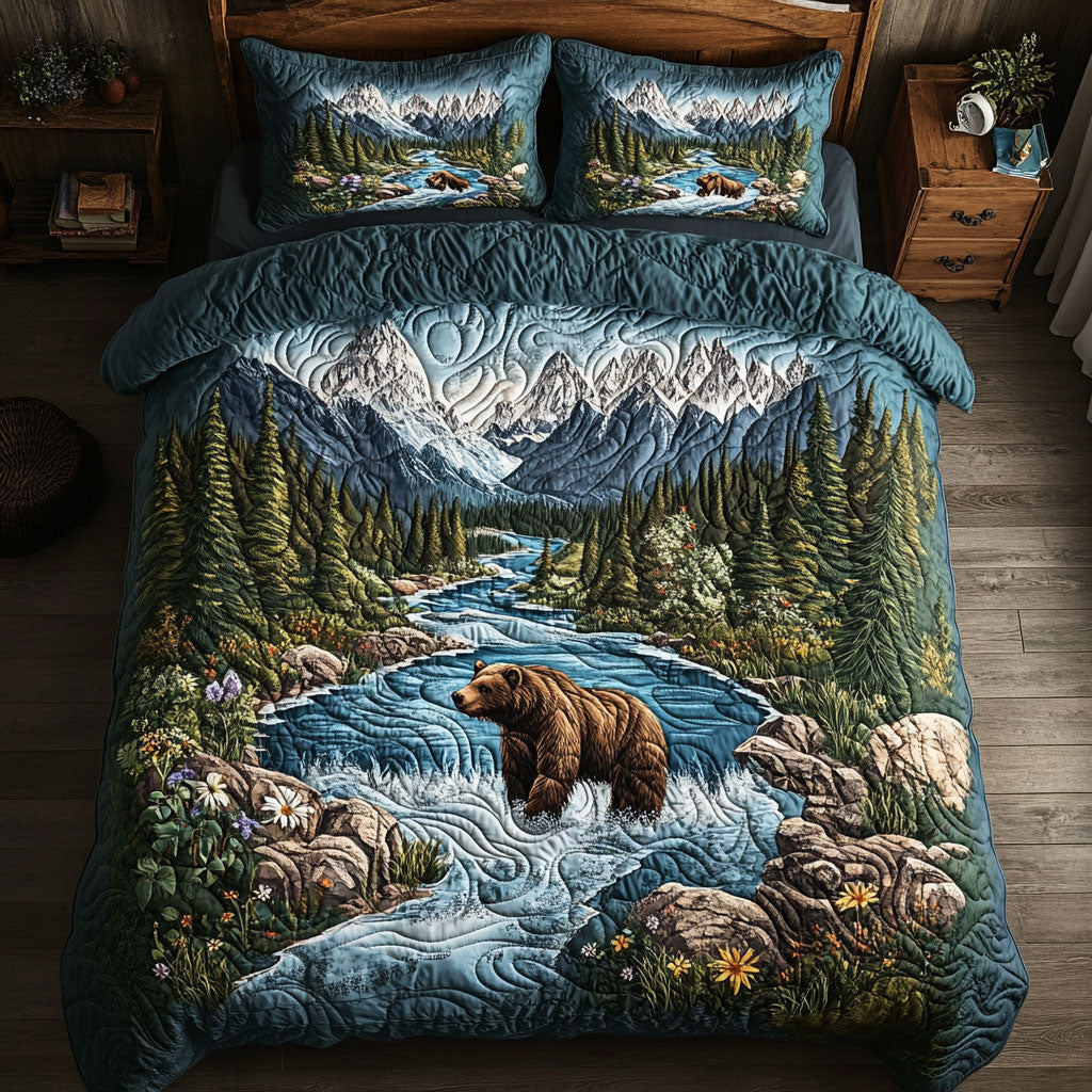 Alpine Bear WY1703002CL Duvet Cover Set