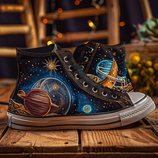 Planet Hopper WJ0309006CL Canvas High-Tops