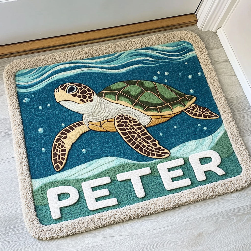 Aqua Muse WJ1908042CL Personalized Doormat