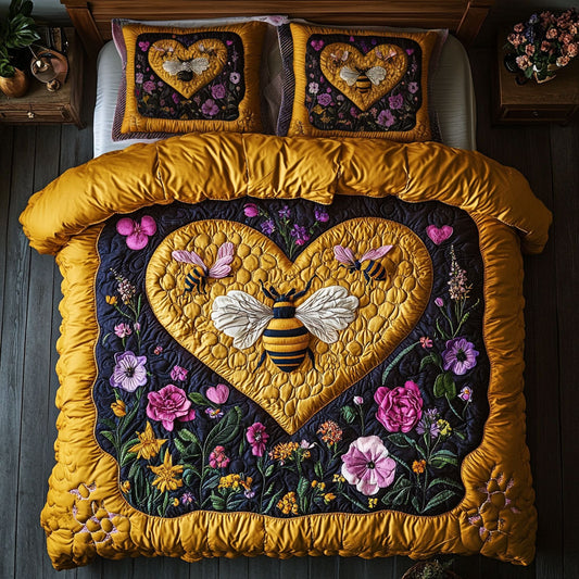 Heart Bee Garden WY3005003CL Duvet Cover Set