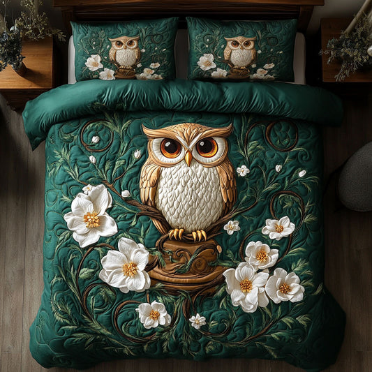 Floral Mystic Owl WY0504046CL Duvet Cover Set